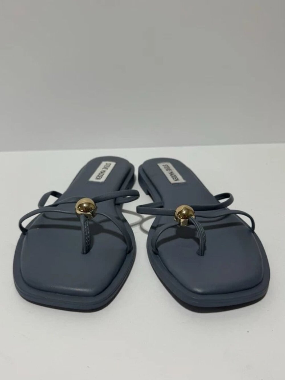 Steve Madden Womens Bermuda Sandals Blue Size 7M